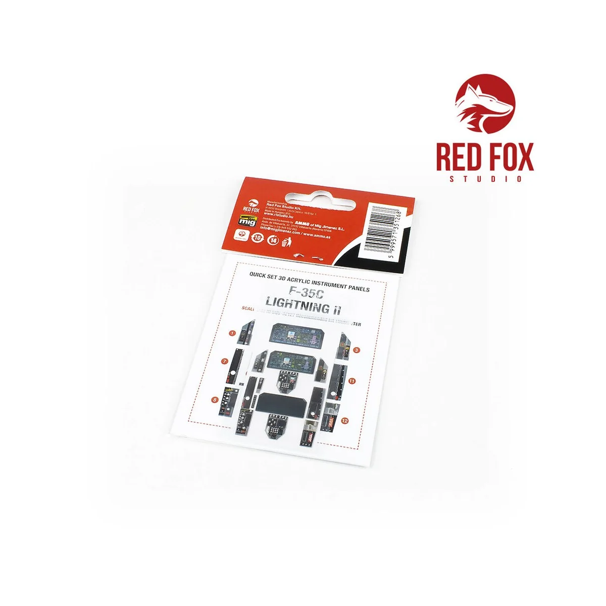 1/32 F-35C Lightning II (for Trumpeter kit), 1/32 - Red Fox Studio ...