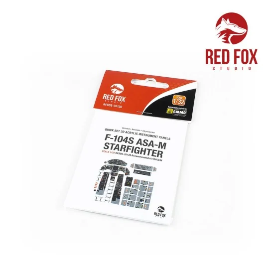 1/32 F-104S ASA M Starfighter (for Italeri kit), 1/32 - Red Fox Stu...