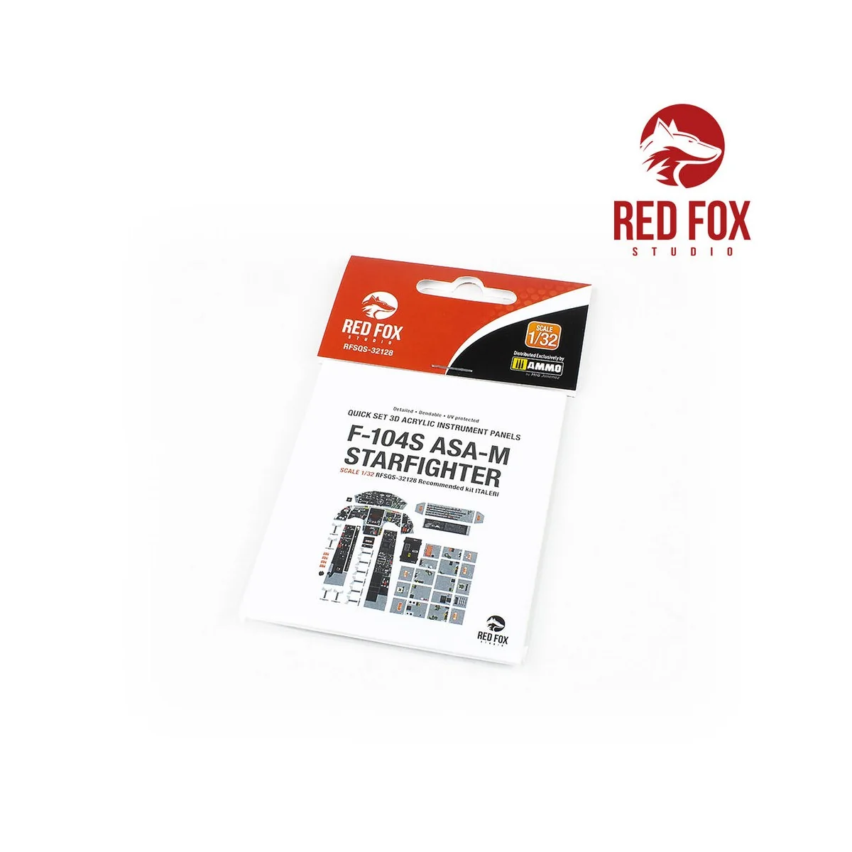 1/32 F-104S ASA M Starfighter (for Italeri kit), 1/32 - Red Fox Stu...