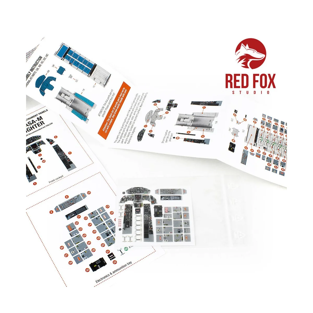 1/32 F-104S ASA M Starfighter (for Italeri kit), 1/32 - Red Fox Stu...