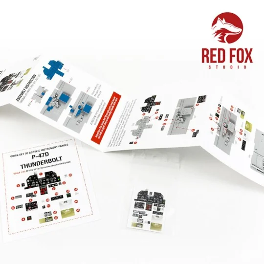 1/32 P-47D Thunderbolt (for Hasegawa kit), 1/32 - Red Fox Studio RF...