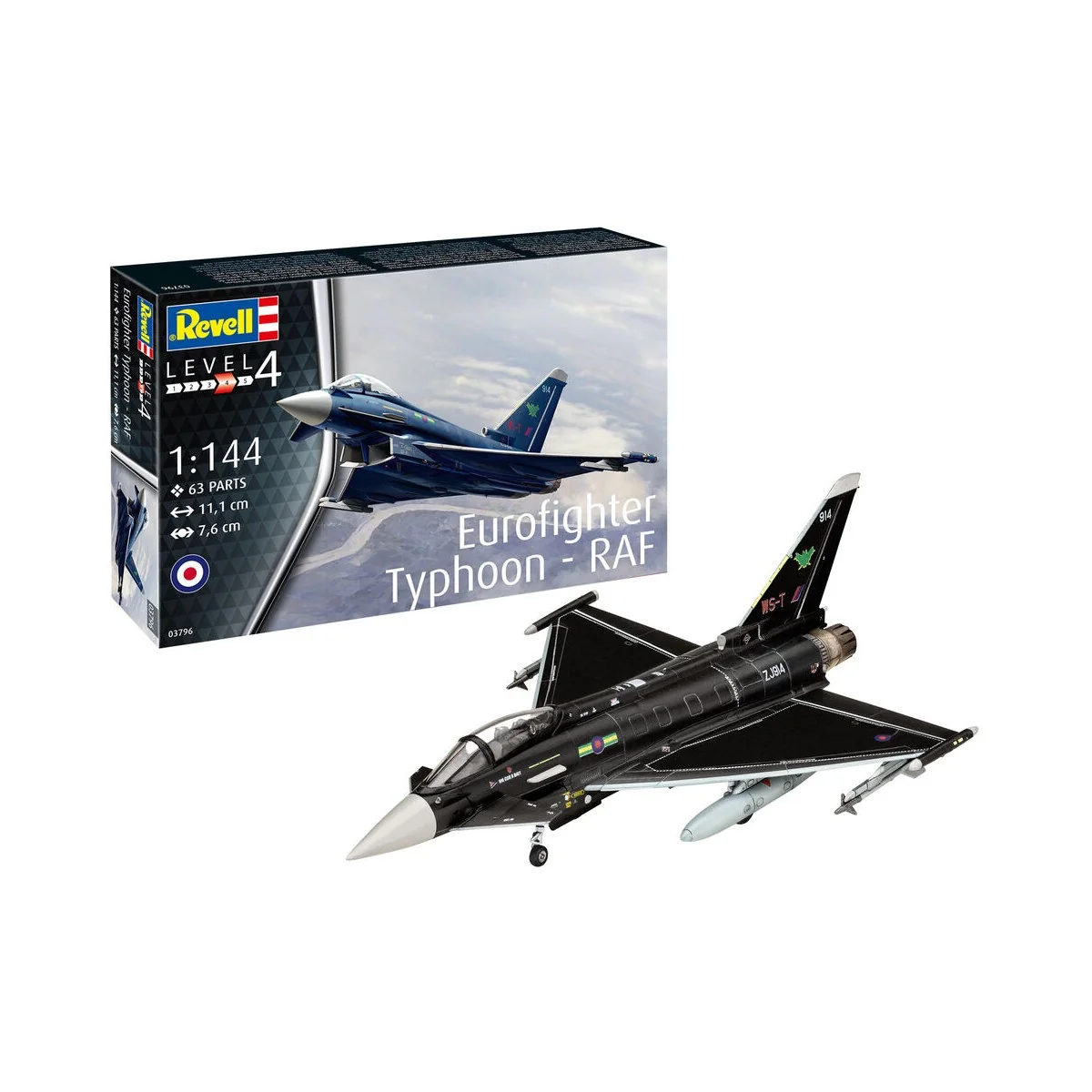 Eurofighter Typhoon - RAF, 1/144 - Revell 03796