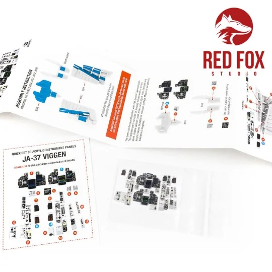 1/32 Saab JA-37 Viggen (for Jetmads kit), 1/32 - Red Fox Studio RFS...