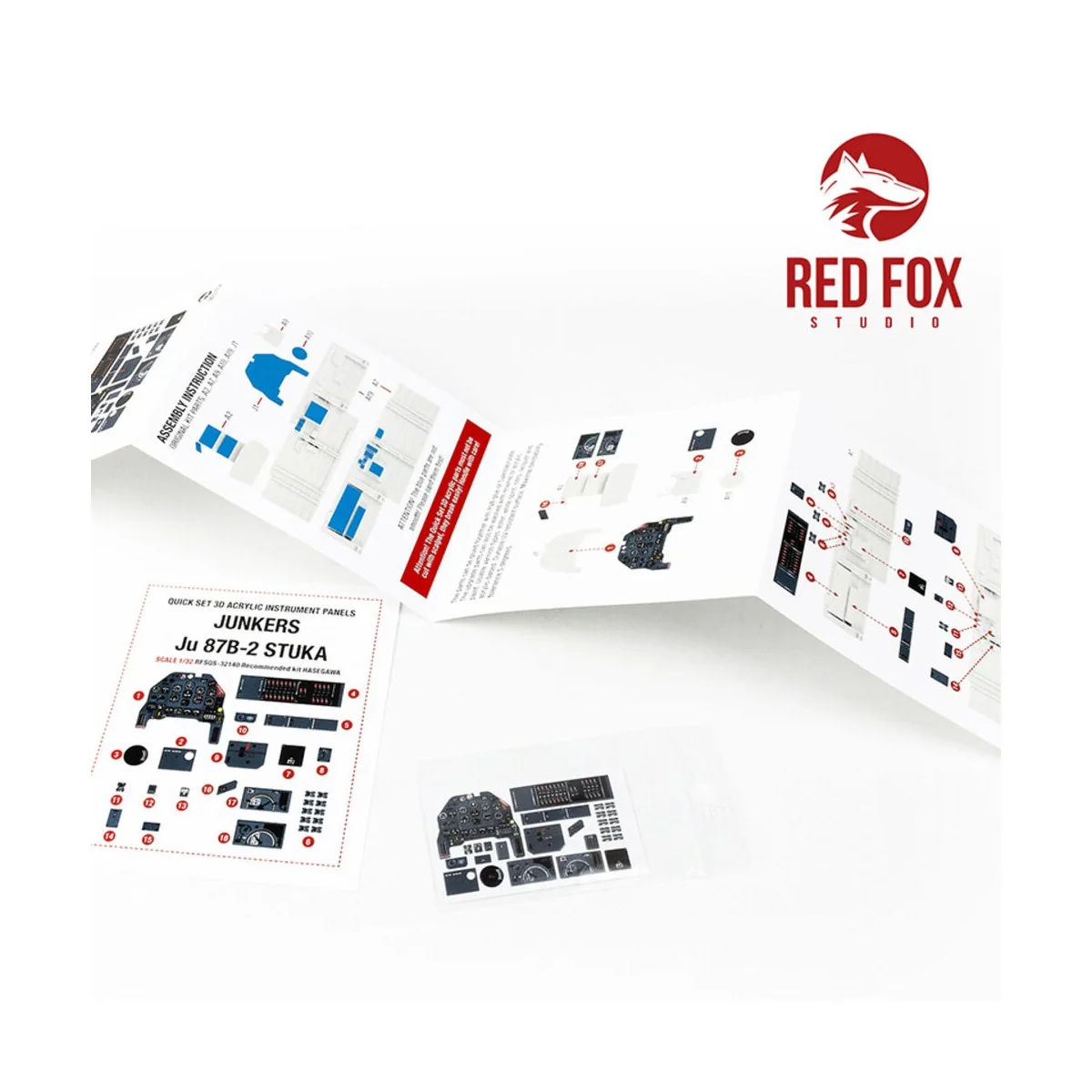 1/32 Junkers Ju 87G Stuka (for Hasegawa kit), 1/32 - Red Fox Studio...