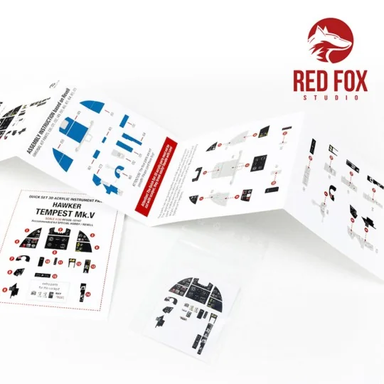 1/32 Hawker Tempest Mk.V (for Revell kit), 1/32 - Red Fox Studio RF...