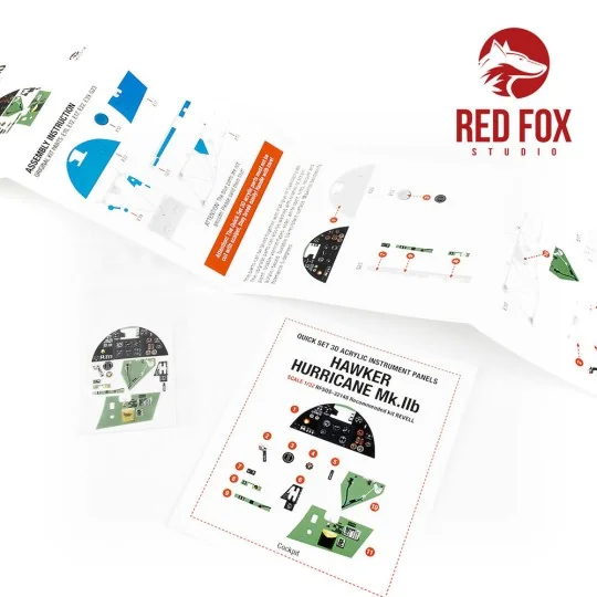 1/32 Hawker Hurricane Mk Iib (for Revell kit), 1/32 - Red Fox Studi...