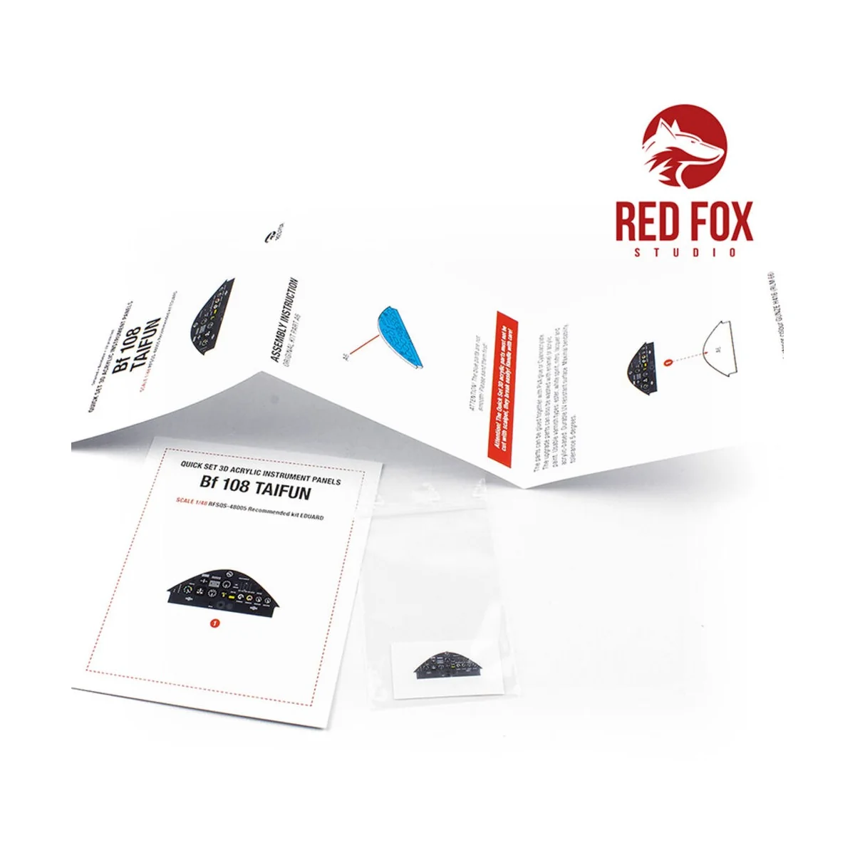 1/48 Bf 108 Taifun (for Eduard kit), 1/48 - Red Fox Studio RFSQS-48005