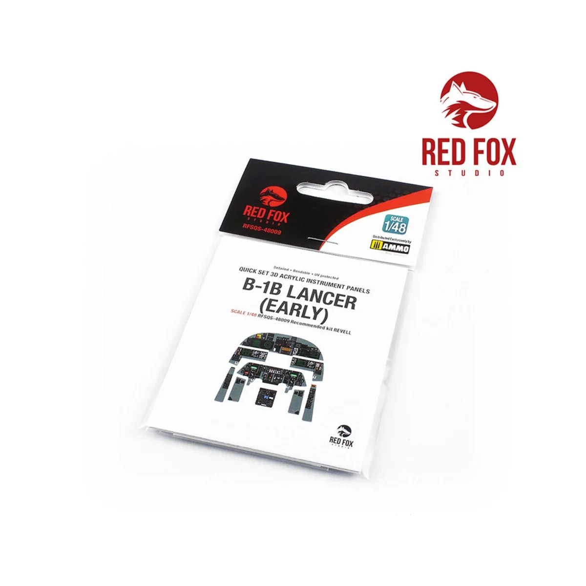 1/48 Rockwell B-1B Lancer (Early) (for Revell kit), 1/48 - Red Fox ...