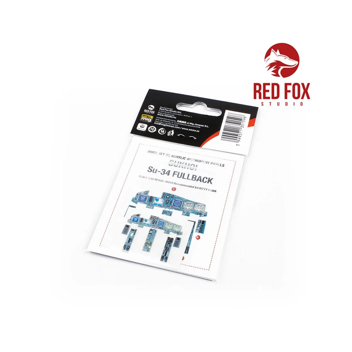 1/48 Su-34 Fullback (for Kitty Hawk kit), 1/48 - Red Fox Studio RFS...
