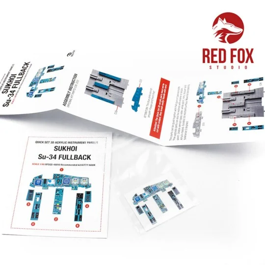 1/48 Su-34 Fullback (for Kitty Hawk kit), 1/48 - Red Fox Studio RFS...