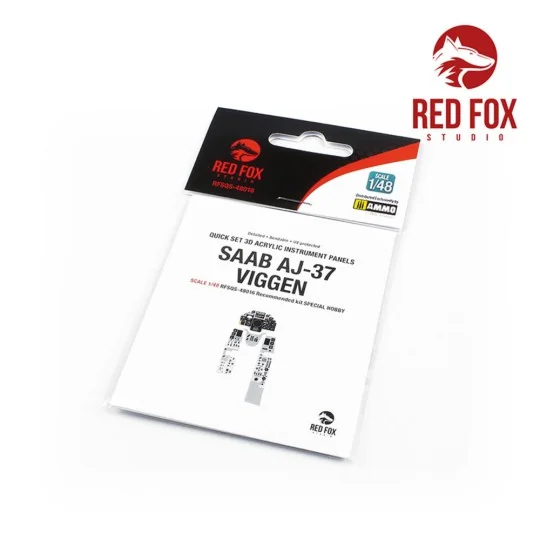 1/48 Saab AJ-37 Viggen (for Special Hobby kit), 1/48 - Red Fox Stud...