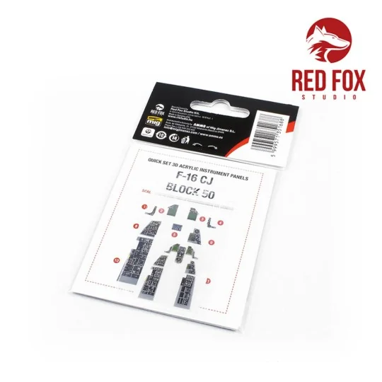1/48 F-16CJ Block 50 (for Tamiya kit), 1/48 - Red Fox Studio RFSQS-...