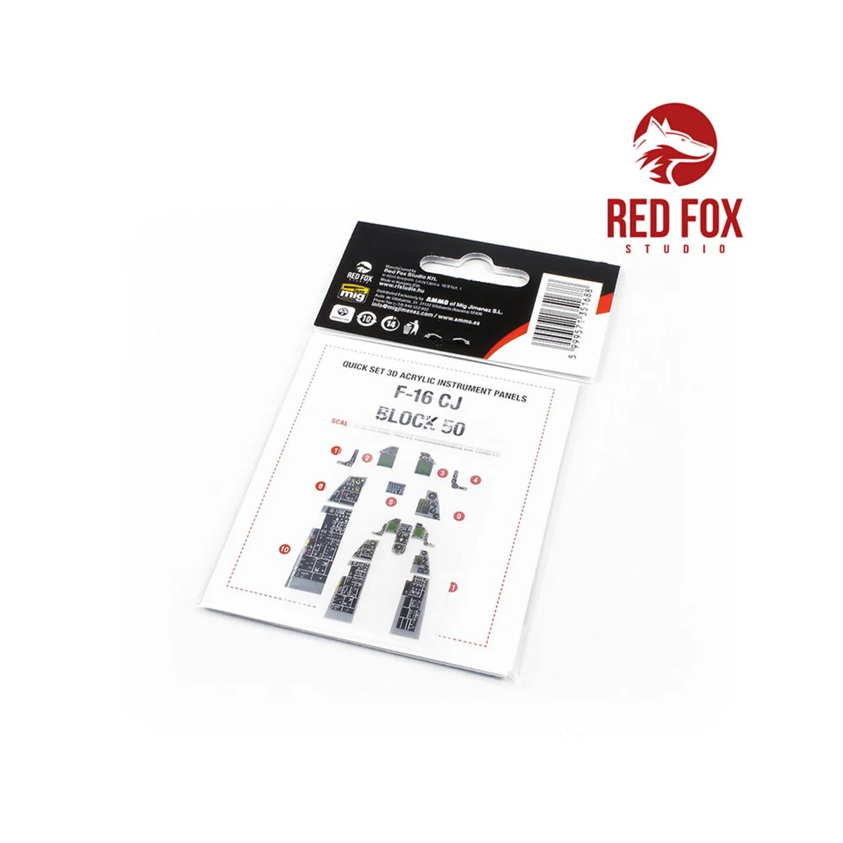 1/48 F-16CJ Block 50 (for Tamiya kit), 1/48 - Red Fox Studio RFSQS-...