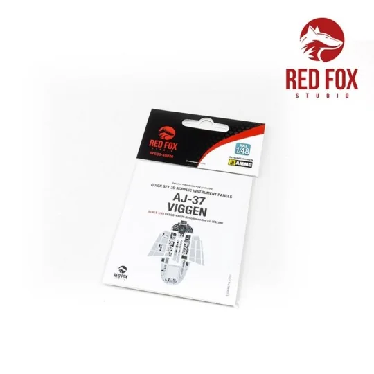 Saab AJ-37 Viggen (for Italeri kit), 1/48 - Red Fox Studio RFSQS-48026