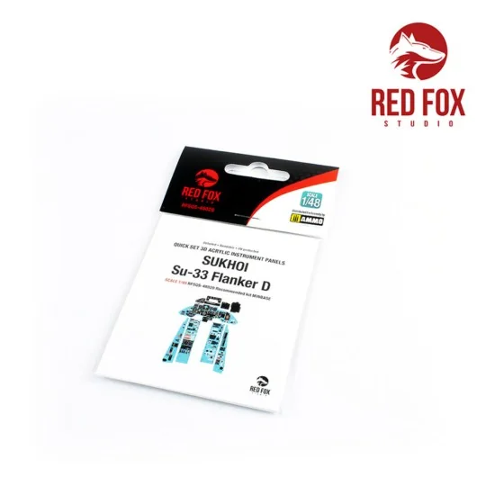 1/48 Sukhoi Su-33 Flanker D (for Minibase kit), 1/48 - Red Fox Stud...