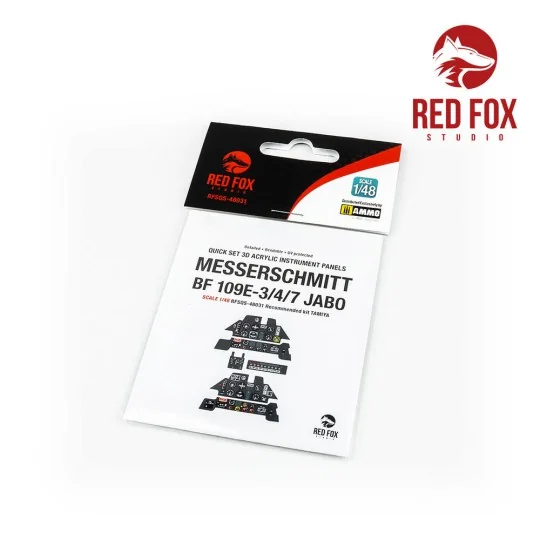 1/48 Messerschmitt Bf 109E-3/4/7 JABO (for Tamiya kit), 1/48 - Red ...