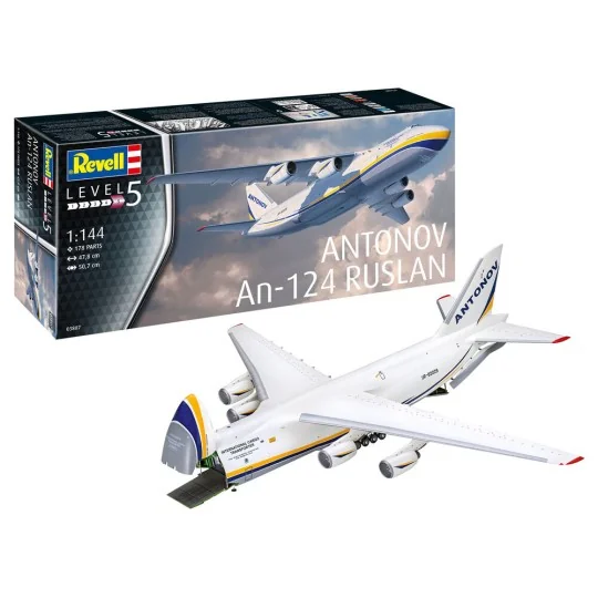 Antonov AN-124 Ruslan, 1/144 - Revell 3807 Antonov AN-124 Ruslan, 1/144 - Revell 3807