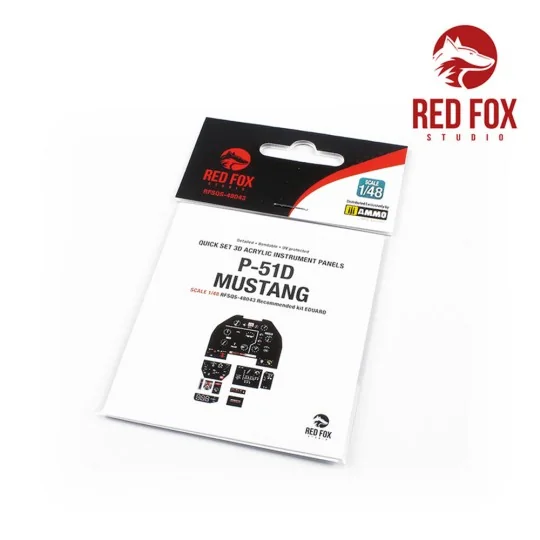 1/48 P-51D-5 Mustang (for Eduard kit), 1/48 - Red Fox Studio RFSQS-...