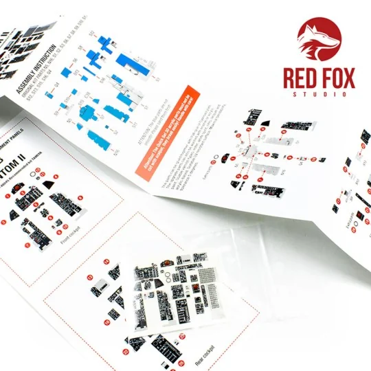 1/48 McDonnell DOUGLAS F-4B Phantom II (for Tamiya Kit), 1/48 - Red...