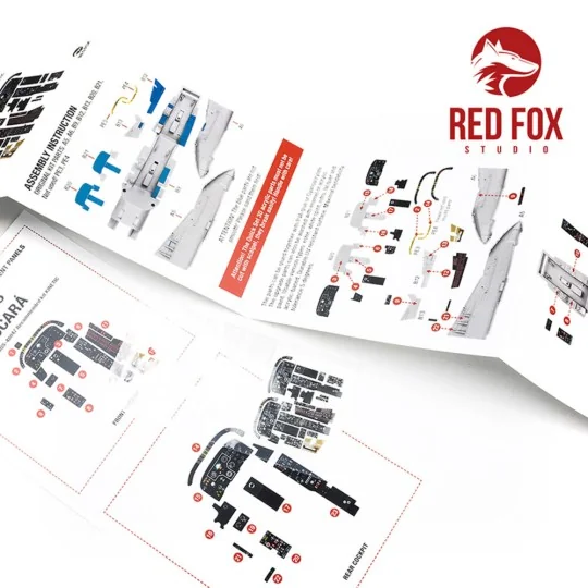 1/48 IA 58 Pucará (for Kinetic kit), 1/48 - Red Fox Studio RFSQS-48047