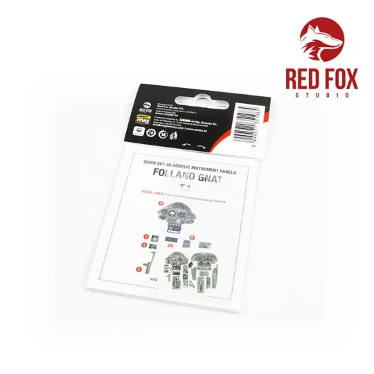 1/48 Folland Gnat T.1 (for Airfix kit), 1/48 - Red Fox Studio RFSQS...
