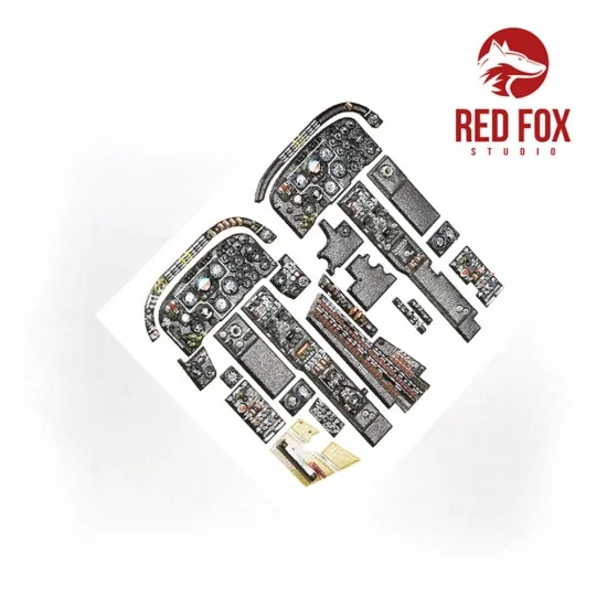 1/48 IA 58 Pucará (for Kinetic kit), 1/48 - Red Fox Studio RFSQS-48047