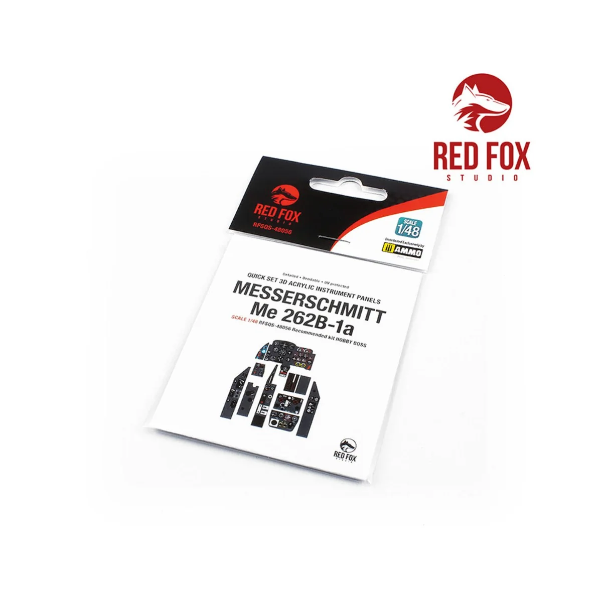 1/48 Messerschmitt Me 262B-1a (for Hobby Boss kit), 1/48 - Red Fox ...
