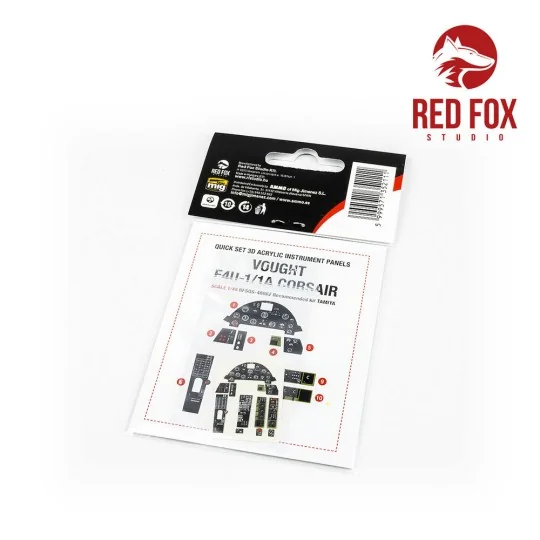 1/48 Vought F4U-1/1A Corsair (for Tamiya kit), 1/48 - Red Fox Studi...