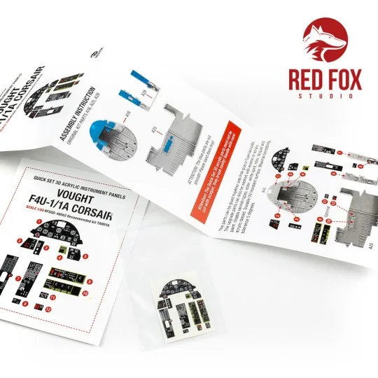 1/48 Vought F4U-1/1A Corsair (for Tamiya kit), 1/48 - Red Fox Studi...