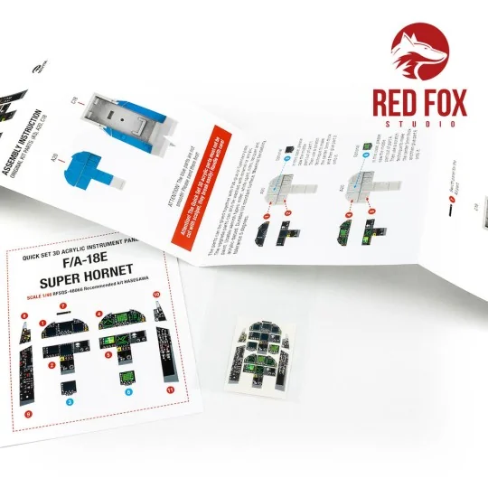 1/48 F/A-18E Super Hornet (for Hasegawa kit), 1/48 - Red Fox Studio...