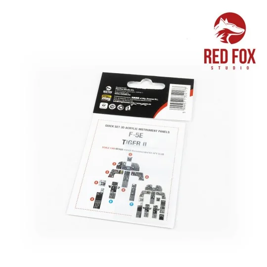 1/48 F-5E Tiger II (for AFV Club kit), 1/48 - Red Fox Studio RFSQS-...