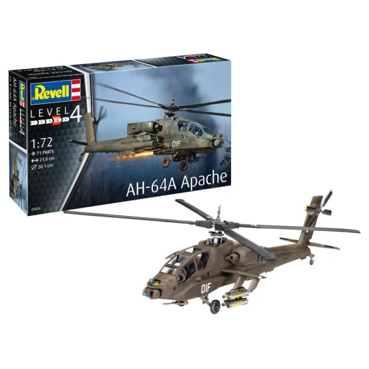 AH-64A Apache, 1/144 - Revell 3824