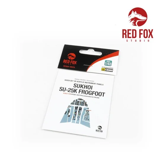 1/48 Sukhoi Su-25K (for Zvezda kit), 1/48 - Red Fox Studio RFSQS-48079