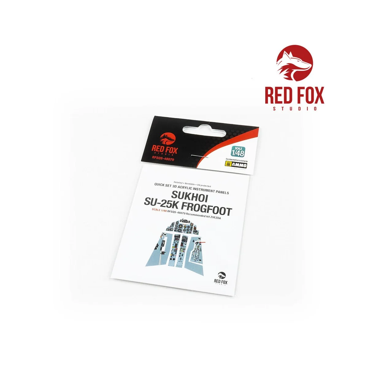 1/48 Sukhoi Su-25K (for Zvezda kit), 1/48 - Red Fox Studio RFSQS-48079