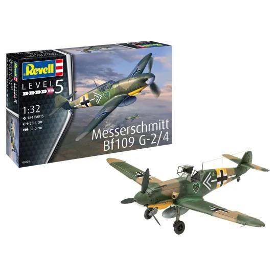Messerschmitt Bf109G-2/4, 1/32 - Revell 3829