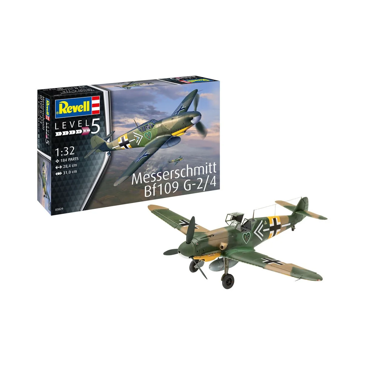 Messerschmitt Bf109G-2/4, 1/32 - Revell 3829