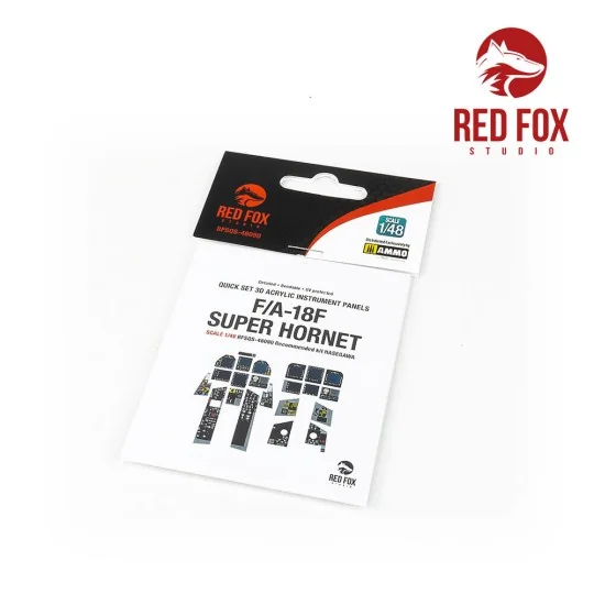 1/48 F/A-18F Super Hornet (for Hasegawa kit), 1/48 - Red Fox Studio...