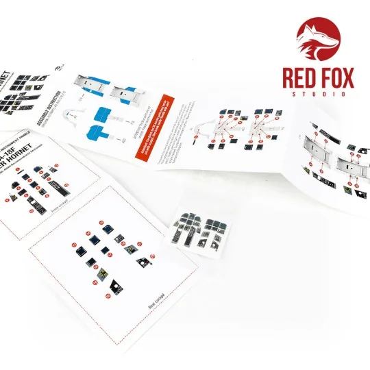 1/48 F/A-18F Super Hornet (for Hasegawa kit), 1/48 - Red Fox Studio...