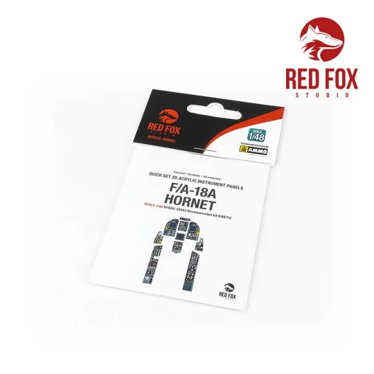 1/48 F/A-18A Hornet (for Kinetic kit), 1/48 - Red Fox Studio RFSQS-...