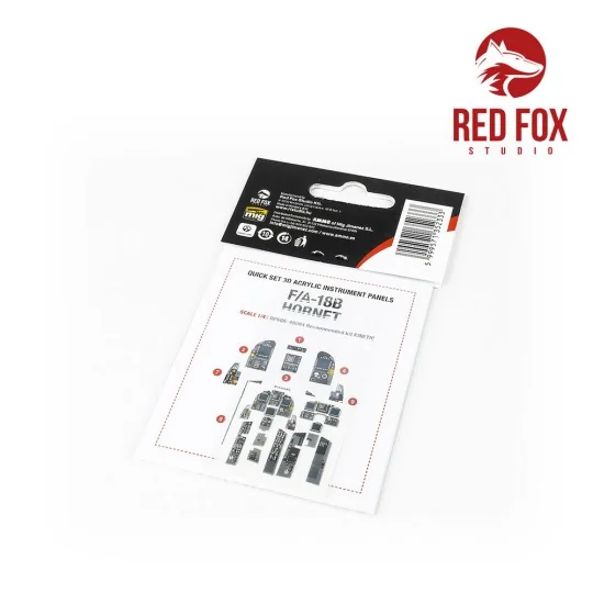 1/48 F/A-18B Hornet (for Kinetic kit), 1/48 - Red Fox Studio RFSQS-...