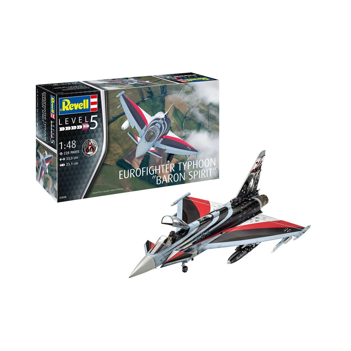 Eurofighter Typhoon"BARON SPIRIT, 1/48 - Revell 03848 Eurofighter Typhoon"BARON SPIRIT, 1/48 - Revell 03848