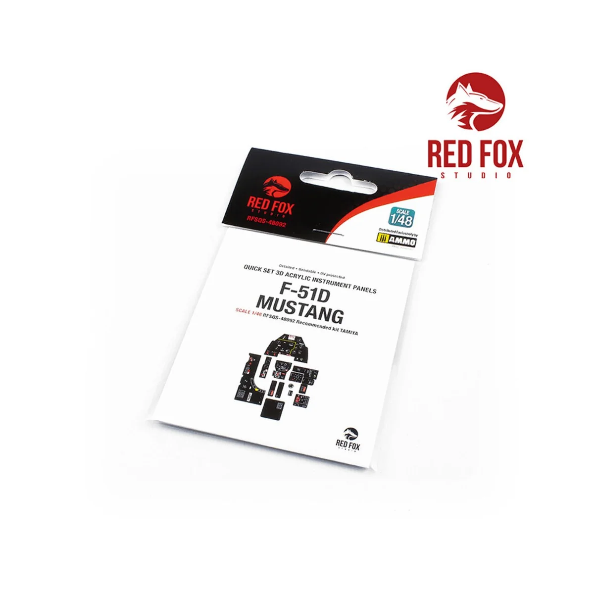 1/48 F-51D Mustang (for Tamiya kit), 1/48 - Red Fox Studio RFSQS-48092