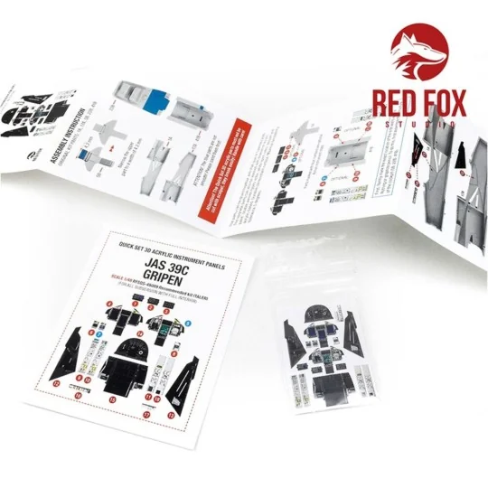 Jas-39C Gripen (for Italeri Kit), 1/48 - Red Fox Studio RFSQS-48089