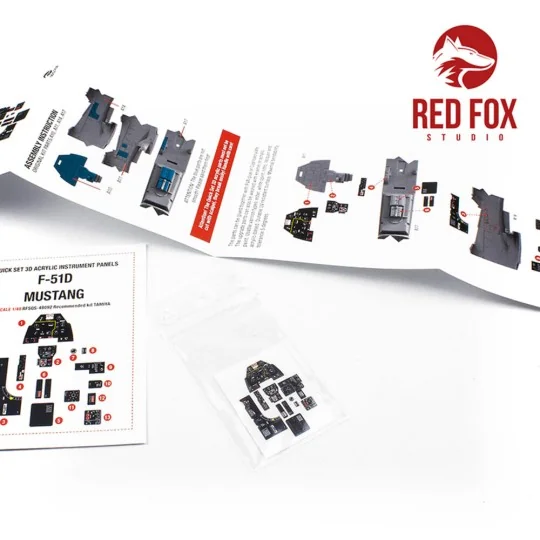 1/48 F-51D Mustang (for Tamiya kit), 1/48 - Red Fox Studio RFSQS-48092