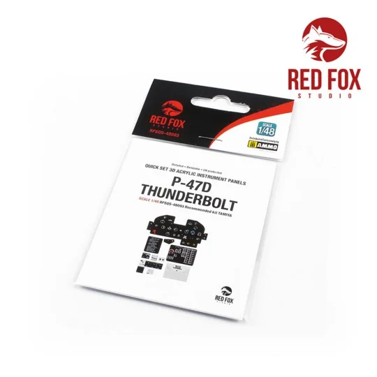 1/48 P-47D Thunderbolt (for Tamiya kit), 1/48 - Red Fox Studio RFSQ...