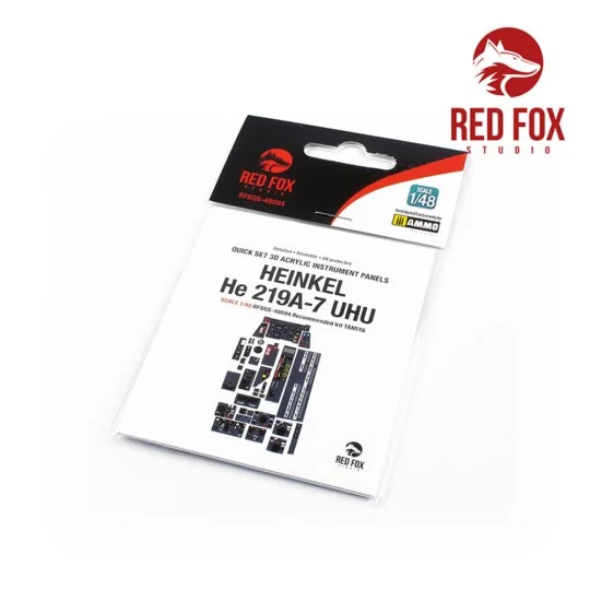 1/48 HE 219A-7 Uhu (for Tamiya kit), 1/48 - Red Fox Studio RFSQS-48094