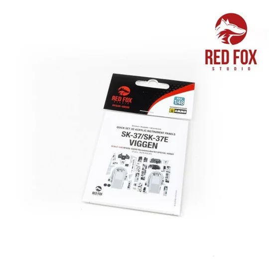 Saab SK-37/SK-37E Viggen (for Special Hobby kit), 1/48 - Red Fox St...