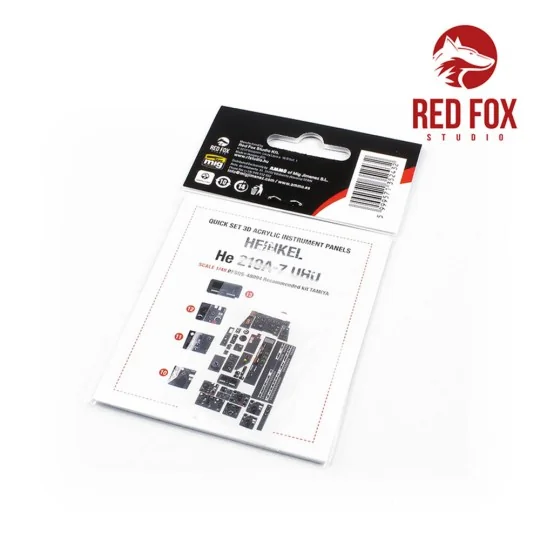 1/48 HE 219A-7 Uhu (for Tamiya kit), 1/48 - Red Fox Studio RFSQS-48094