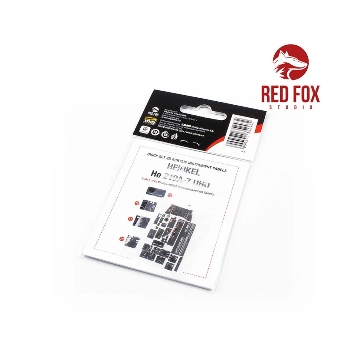 1/48 HE 219A-7 Uhu (for Tamiya kit), 1/48 - Red Fox Studio RFSQS-48094