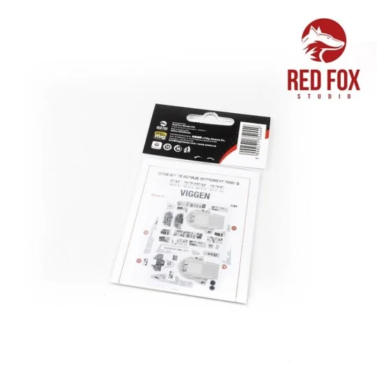 Saab SK-37/SK-37E Viggen (for Special Hobby kit), 1/48 - Red Fox St...